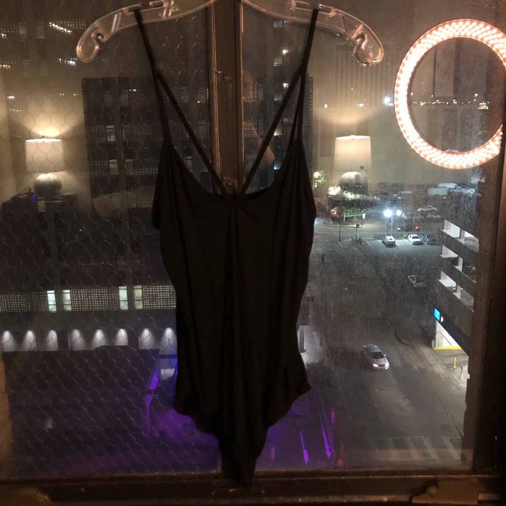 black bodysuit
